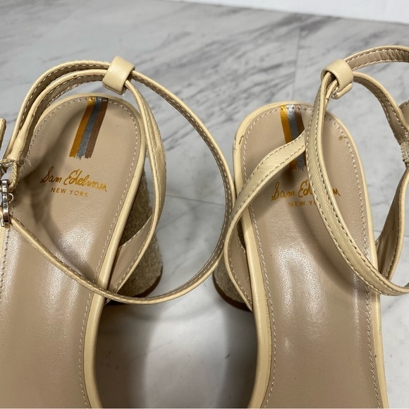 Sam Edelman Kia Yellow Block Heel Sandal 9M - Picture 13 of 15